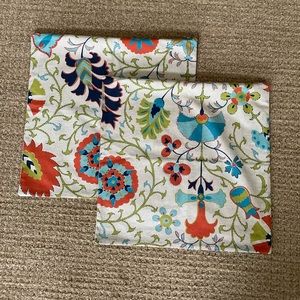 Designer custom pillow covers (qty 2)